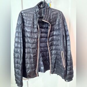 Moncler navy blue Quilted Lightweight Puffer Jacket